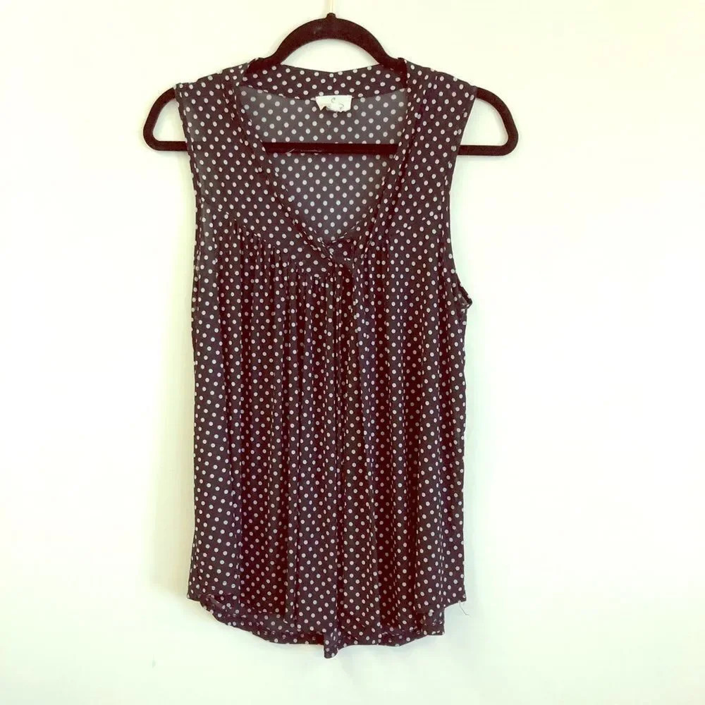 Ember Missy Polka Dot Top Medium